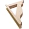 Ekena Millwork 6-in W x 24-in D x 36-in H Funston Trad Rough Cedar Woodgrain TimberThane Outlooker, Primed Tan OUTUR060X24X36FST04RCPR - alternate 4